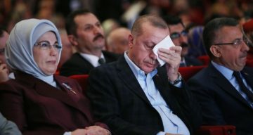 Cumhurbaşkanı Erdoğan gözyaşlarını tutamadı!