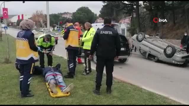 Çan’da trafik kazası: 1 yaralı