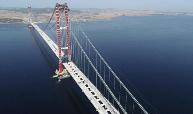 Yapımı Bitme Noktasına gelen Çanakkale Köprüsü’nün Geçiş Ücreti 257 TL