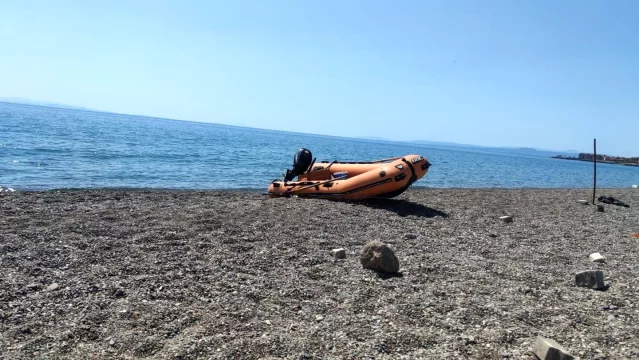Çanakkale’de lastik botla denize açılan kişi kayboldu